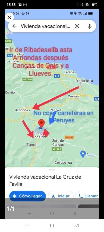 Casa La Cruz A 2Km De กังกัส เด โอนิส ภายนอก รูปภาพ